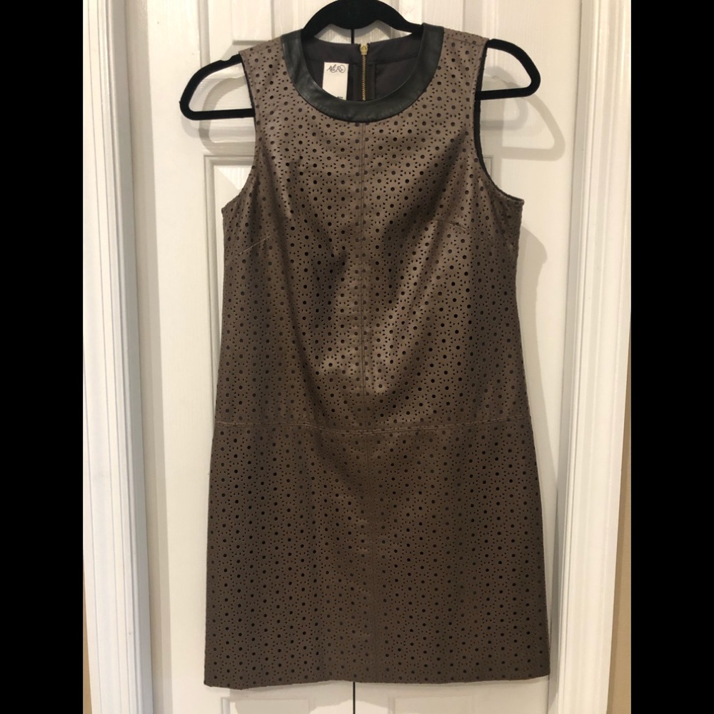 Cocktail dress leather